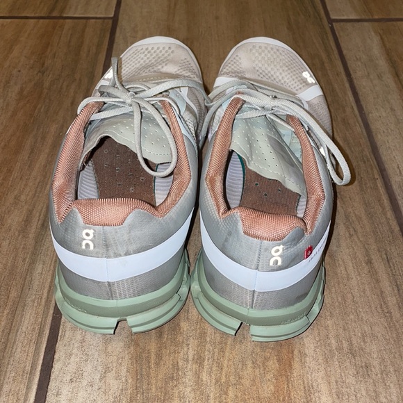 On Cloud Flow Running Shoes Aloe White 9.5M - Picture 3 of 8